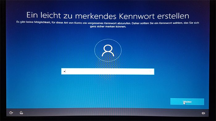 windows 10 installation datenschutz version 1709 Benutzerkonto