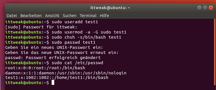 linux raspberry pie benutzer anlegen entfernen