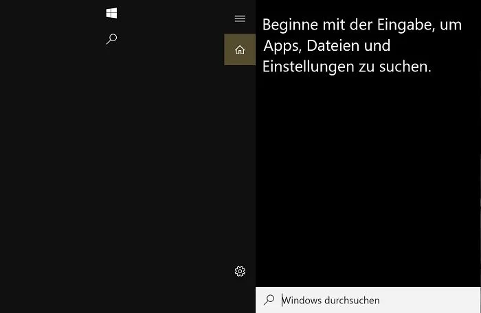 websuche deaktivieren abschalten windows 10 spring creators update version 1803