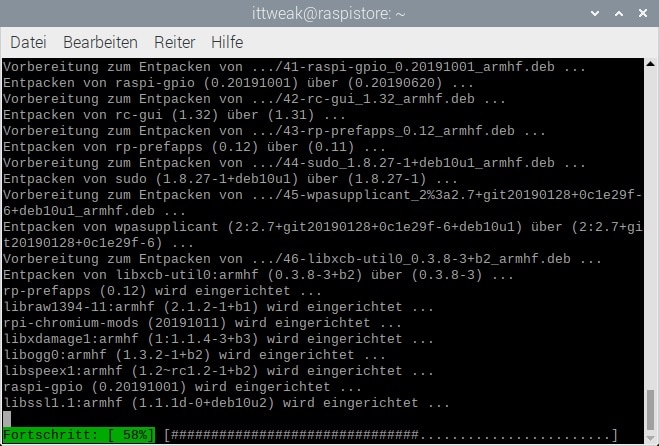 raspberry pi 4 absichern update ssh sicherheit nutzer user apt apt-get
