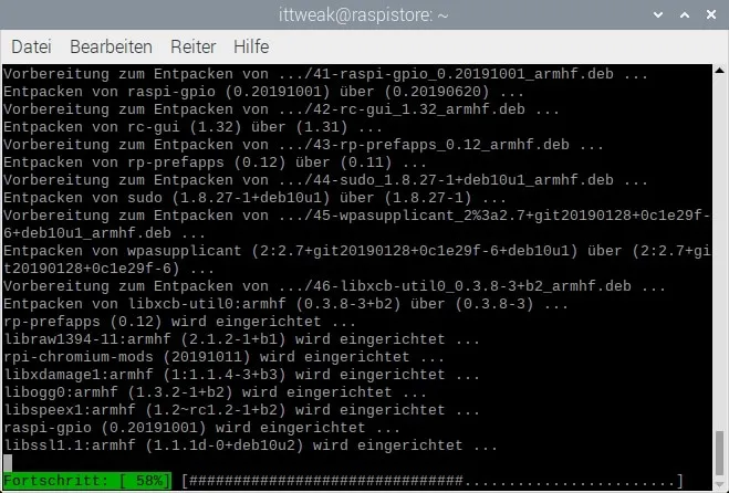 raspberry pi 4 absichern update ssh sicherheit nutzer user apt apt-get