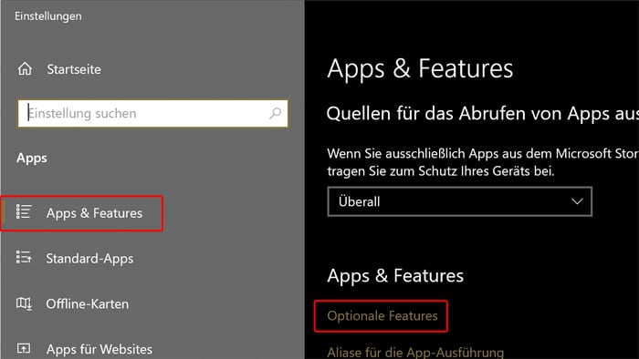 mai 2020 windows 10 features update 20h1 funktionen neuerungen optionale features