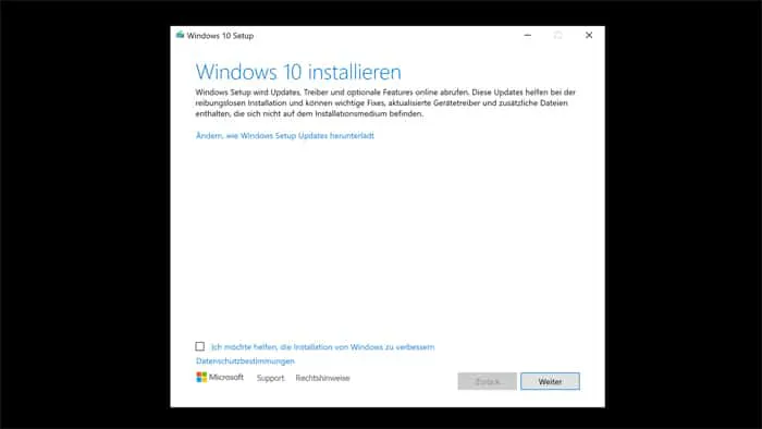 windows 10 inplace-upgrade neuste version vorab installieren release datum erscheinen
