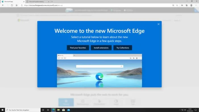 Der neue edge chromium browser