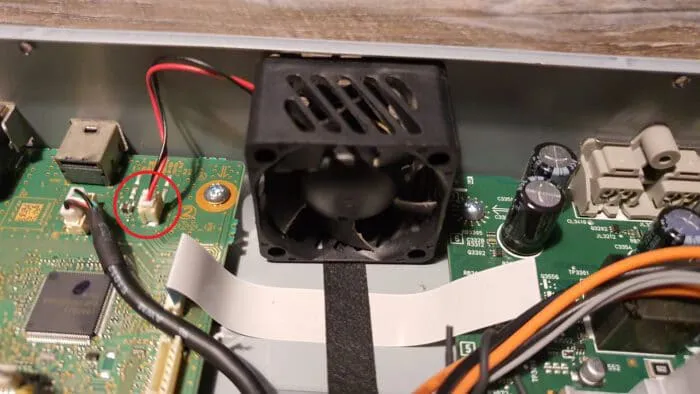 sony blue-ray player lüfter wechseln tauschen leise silent ventilator