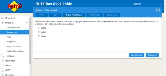 port durchschleifen fritzbox avm internet nat doppeltes