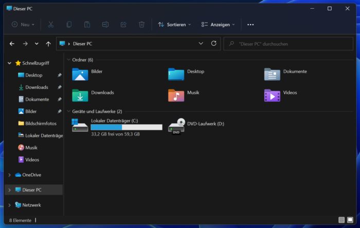 6 ordner windows 11 datei explorer dieser pc entfernen deaktivieren ausblenden
