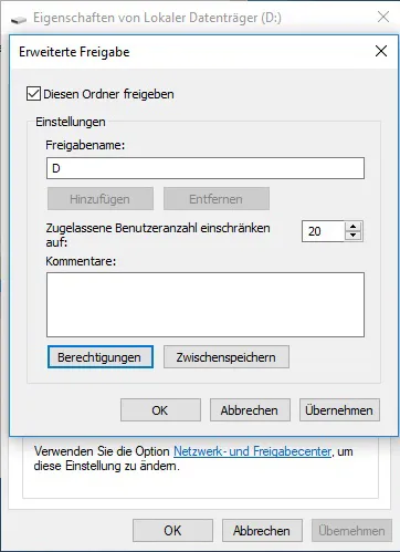 windows 10 netzlaufwerk verbinden einbinden einrichten festplatte freigeben