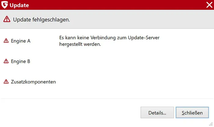 windows 10 security suites update funktioniert nicht fehler beheben anleitung