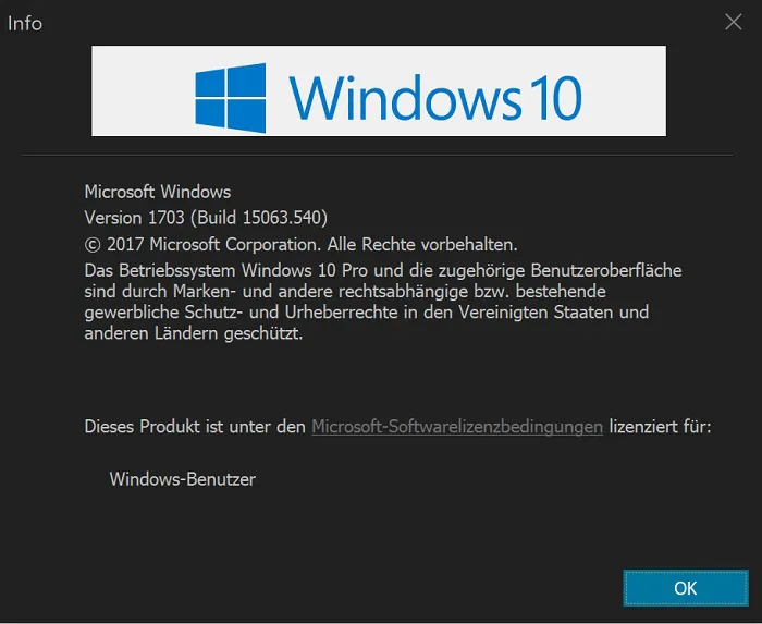 windows 10 versionsnummer installation version update anleitung anzeigen finden