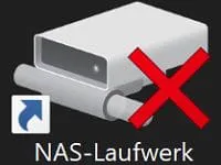 Windows 10 – Netzlaufwerke (NAS) nicht erreichbar (rotes X)