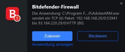 Bitdefender Internet Security Firewall