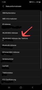 MAC-Adresse Android