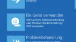 Bootmenü Auswahl öffnen in Windows 10