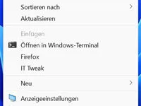 Windows 11 – Altes Kontextmenü von Win 10 aktivieren/deaktivieren