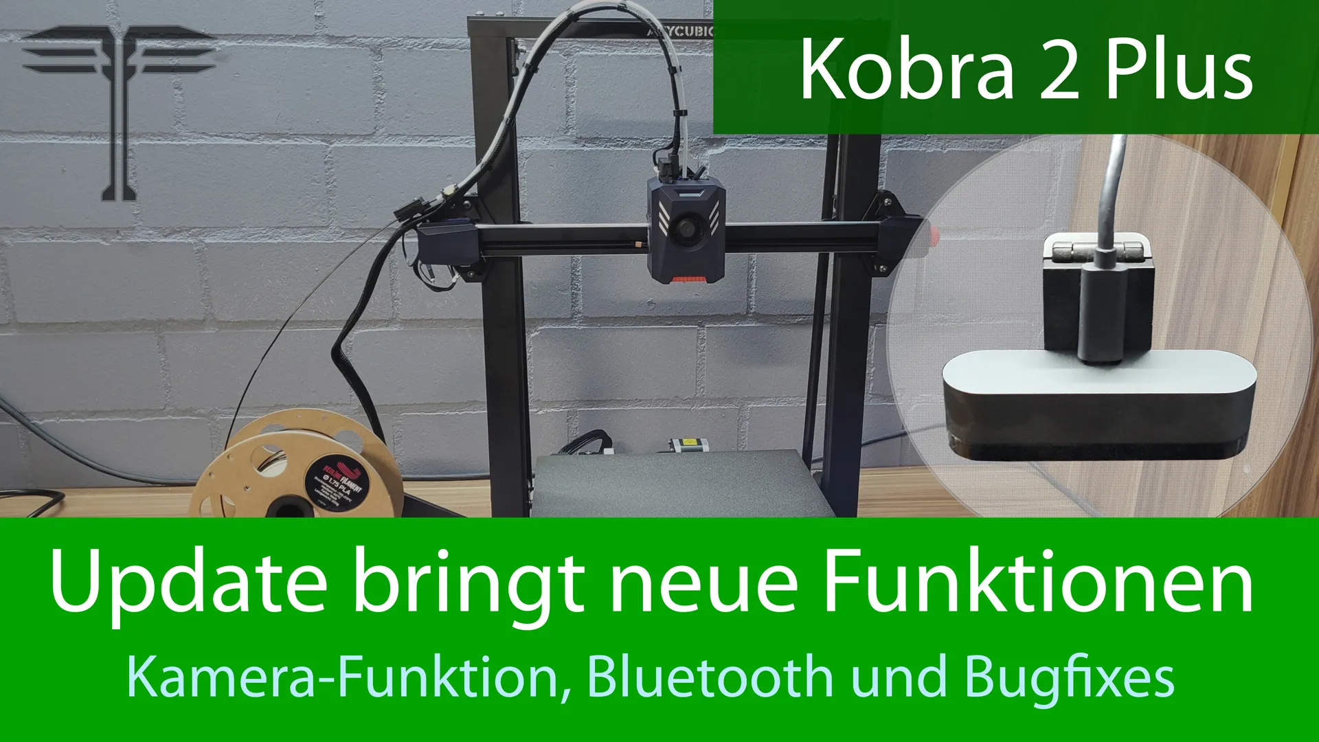 Mehr über den Artikel erfahren Anycubic Kobra 2 (Plus/Max/Pro) – Update bringt Kamera Funktion, Bluetooth und weitere Bugfixes