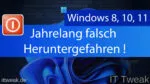 Windows 8, 10 & 11 – Jahrelang den PC falsch Herunterfahren. So geht es richtig