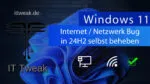 Windows 11 „24H2“ – Internet / Netzwerk Bug selbst beheben