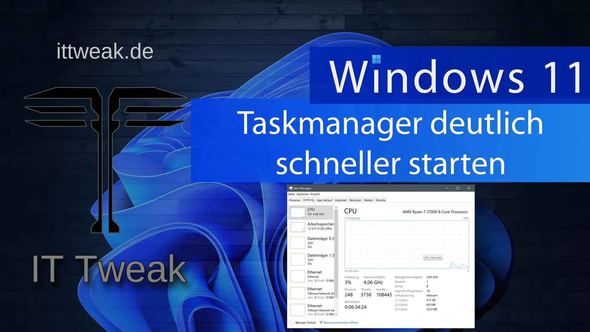 Mehr über den Artikel erfahren Windows 11 – Taskmanager deutlich schneller starten mit neuer Tastenkombination