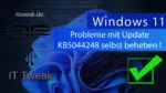 Windows 11 – KB5044284 Installations-Probleme und OpenSSH Bug selbst beheben