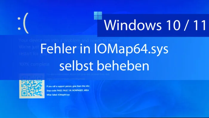 iomap64.sys Windows 10 windows 11 fehler bug bluescreen