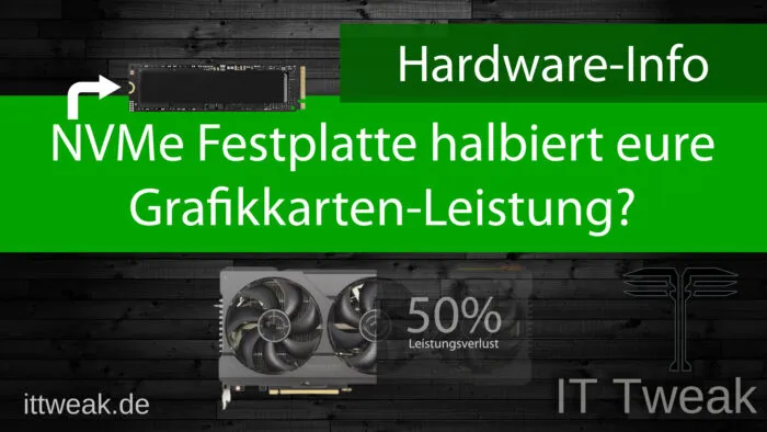 nvme gpu grafikkarte leistung lane-sharing