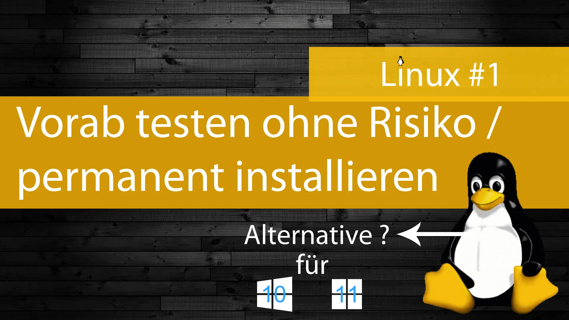 Mehr über den Artikel erfahren Linux #1 – Vorab testen ohne Risiko & Permanent Installation. Verschiedene Methoden in einem Video