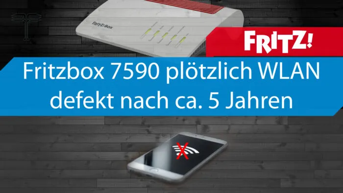 fritz 7590 wlan defekt