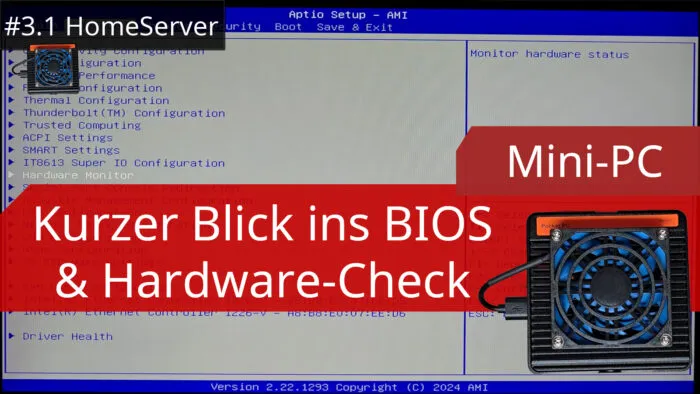 bios mini pc homeserver nas eigenbau truenas