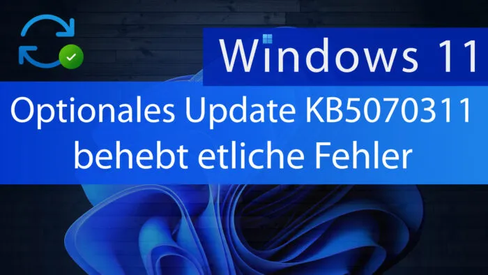 Windows 11 optionales Update Bugfix Fehler