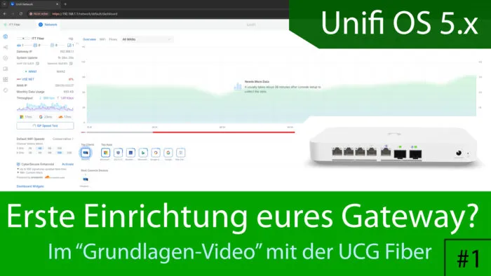 Unifi OS 5 Einrichtung Teil 1