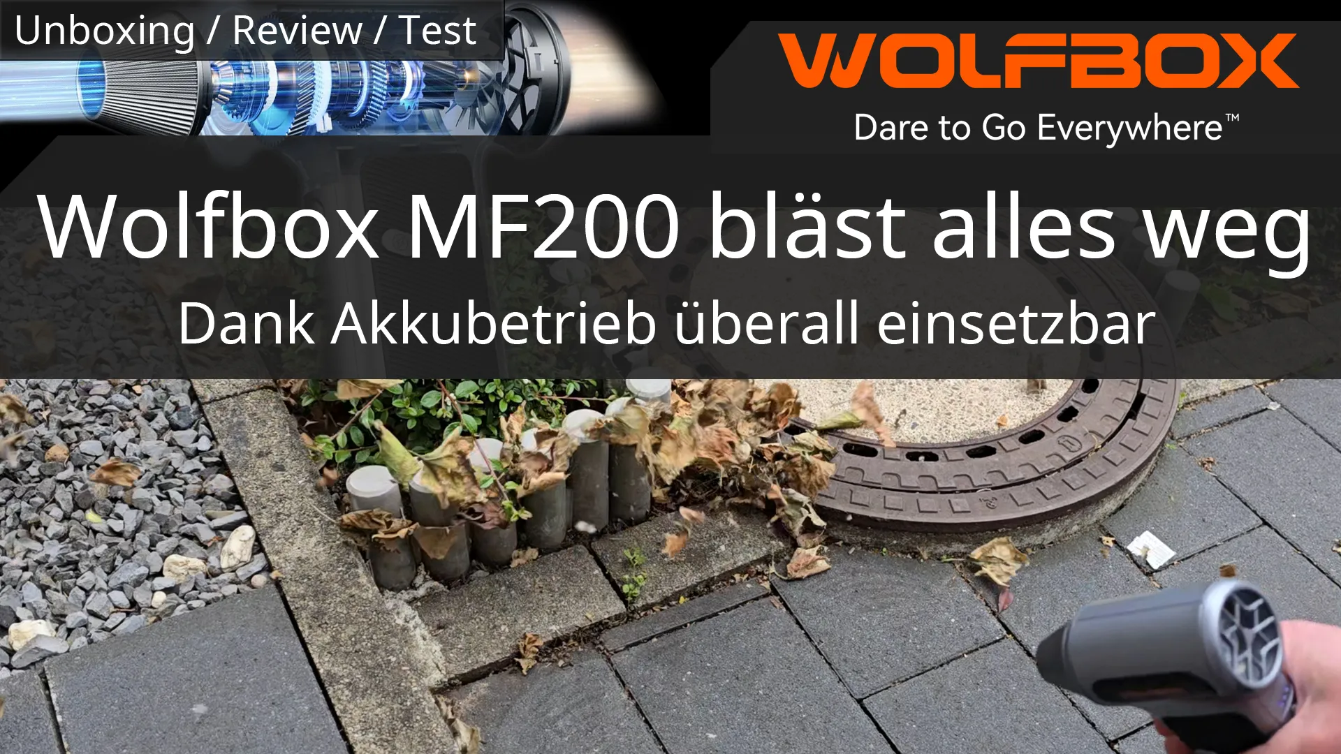 Wolfbox MF200 – Das Akku betriebene Druckluft-Gerät mit enormer Leistung – Unboxing, Review und Test