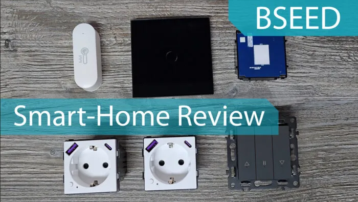 bseed smart home steckdose rollladen markise USB Schalter Licht smart touch